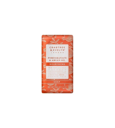 Crabtree & Evelyn, Pomegranate & Argan Oil, Nourishing, Soap Bar, 158 g