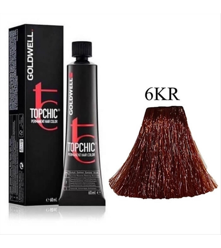 Goldwell, TopChic, Permanent Hair Dye, 6KR Pomegranate, 60 ml