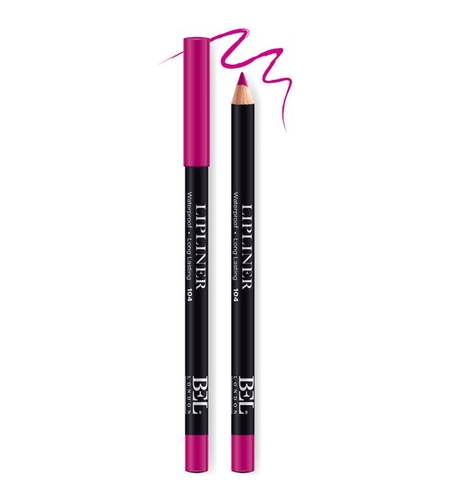 Bel London, BEL London, Hydrogenated Vegetable Oil, Waterproof, Contour, Lip Liner, 104, Pink, 0.78 g