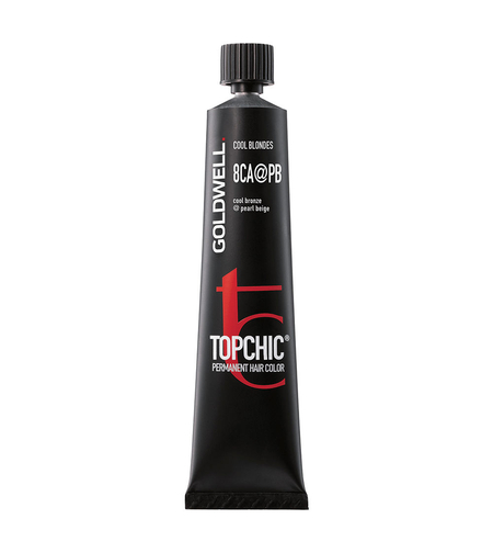 Goldwell, TopChic, Permanent Hair Dye, 8CAPB Cool Bronze/Pearl Beige, 60 ml