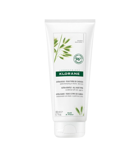 Klorane, Oat Milk, Oat, Hair Conditioner, Softens, 200 ml