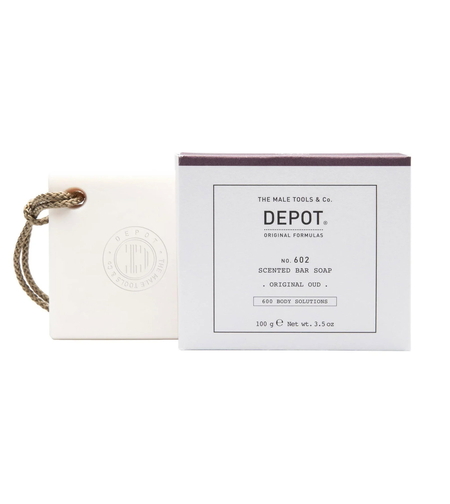 Depot, 600 Body Solutions No. 602, Botanical Complex, Cleansing, Original Oud, Scented Soap Bar , 100 g