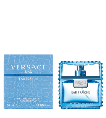 Versace, Eau Fraiche, Eau De Toilette, For Men, 50 ml