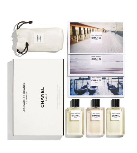 Les Eaux De Chanel Set Chanel: Paris – Deauville, Eau De Toilette, For Women, 30 ml + Paris – Venise, Eau De Toilette, For Women, 30 ml + Paris – Biarritz, Eau De Toilette, For Women, 30 ml