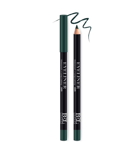 Bel London, BEL London, Hydrogenated Vegetable Oil, Waterproof, Colour, Long Lasting, Gel Pencil Eyeliner, 205, Green, 0.78 g