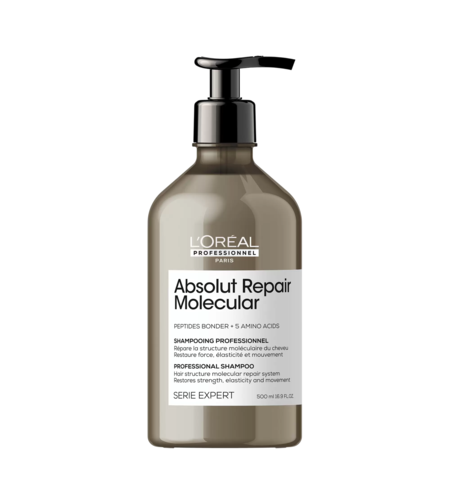 L'Oreal Professionnel, Serie Expert Absolut Repair Molecular, Hair Shampoo, Repairing, 500 ml