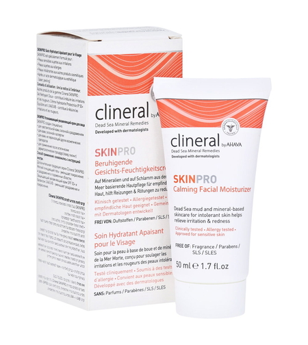 Ahava, Clineral Skin Pro, UV Protection, Sunscreen Cream, For Face, SPF 50, 50 ml