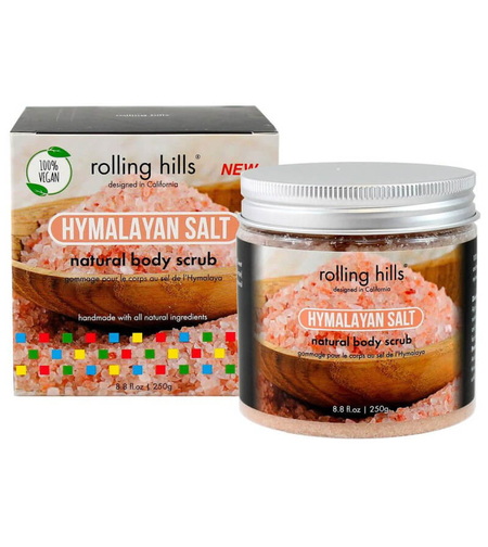 Rolling Hills, Himalayan Salt, Eliminates Impurities, Body Scrub, 250 g