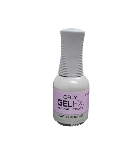 Orly, Gelfx, Shimmer, Semi-Permanent Nail Polish, Lilac You Mean It, 18 ml