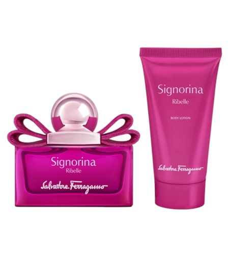 Set Salvatore Ferragamo: Signorina Ribelle, Eau De Parfum, For Women, 30 ml + Signorina Ribelle, Hydrating, Body Lotion, 50 ml