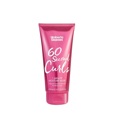 Umberto Giannini, 60 Second Curls, Hair Treatment Cream Mask, Hydrating & Frizz Control, 200 ml