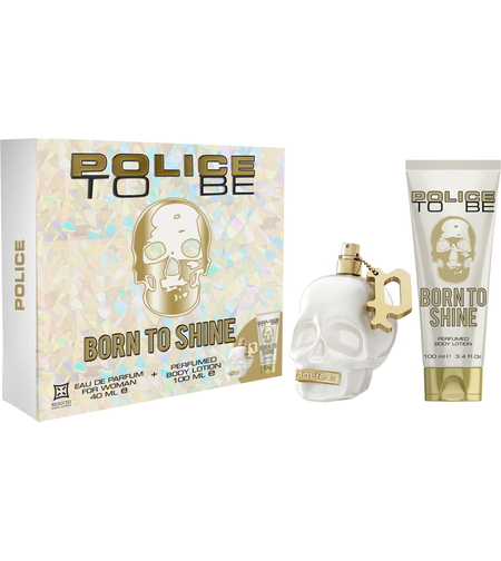 Set Police: To Be Born To Shine, Eau De Parfum, For Women, 40 ml + To Be Born To Shine, Hydrating, Body Lotion, 100 ml