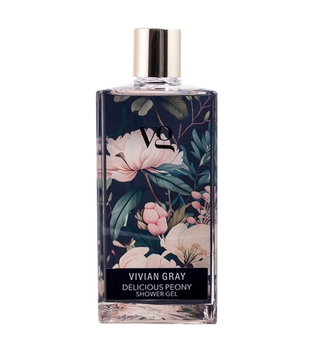 Vivian Gray, Delicious Peony, Cleansing & Hydrating, Shower Gel, For All Skin Types, 350 ml