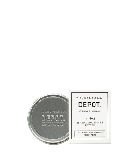 Depot, 500 Beard & Mustache Specifics No. 502, Argan Oil, Beard & Moustache Butter, Nourishing & Softening, 30 ml