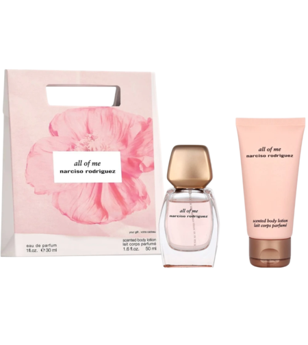 Set Narciso Rodriguez: All Of Me, Eau De Parfum, For Women, 30 ml + All Of Me, Hydrating, Body Lotion, 50 ml