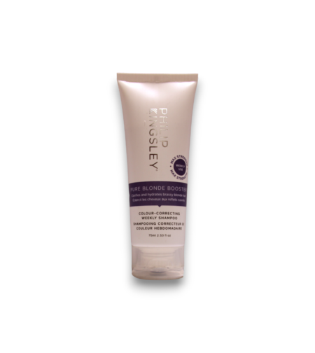 Philip Kingsley, Pure Blonde Booster, Hair Shampoo, Moisturizing & Clarifying, 75 ml