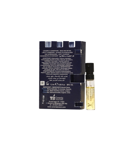V Canto, Cor Gentile, Extrait De Parfum, Unisex, 1.5 ml *Vial