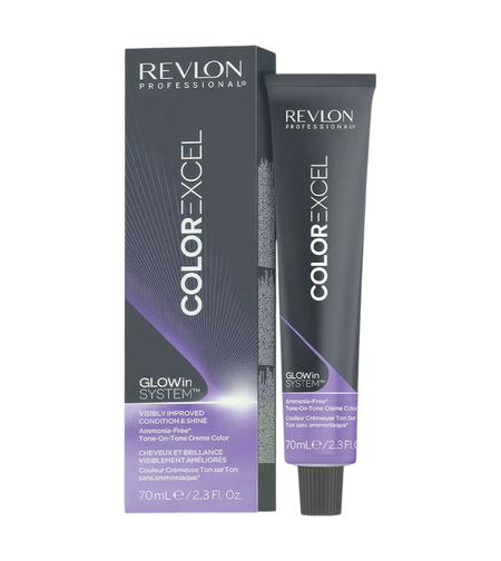 Revlon, Color Excel, Ammonia-Free, Demi-Permanent Hair Dye, 5.25 Light Iridescent Mahogany Brown, 70 ml