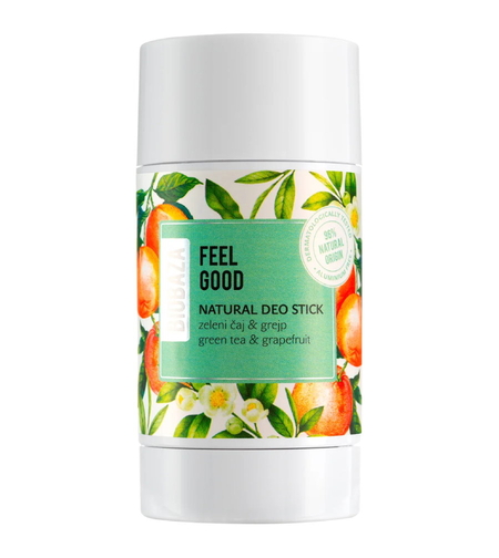 Biobaza, Feel Good, Natural Ingredients, Refreshing, Citrus & Green, Deodorant Stick, Unisex, 50 ml