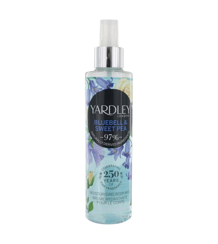 Yardley, Bluebell and Sweetpea, Scented Spray, For Women, 200 ml