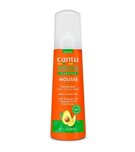 Cantu, Avocado, Avocado Oil, Hair Styling Mousse, Definition & Control, Light Hold, 248 ml