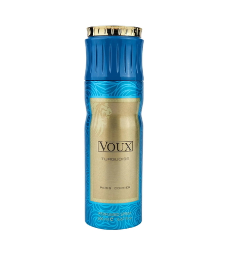 Paris Corner, Voux Turquoise, Deodorant Spray, Unisex, 200 ml