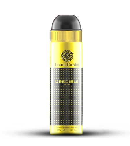 Louis Cardin, Credible Noir, Body Spray, 200 ml