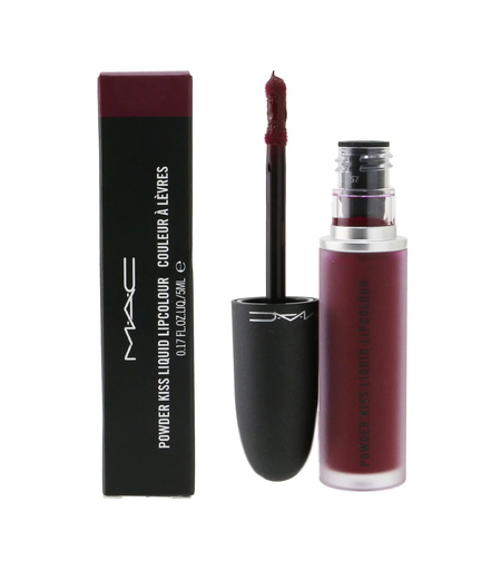 MAC, Powder Kiss, Matte, Liquid Lipstick, 983, Burning Love, 5 ml