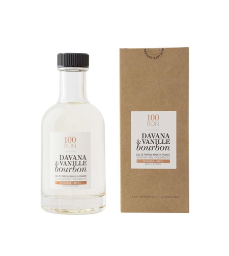 100 Bon, Davana & Vanille Bourbon, Eau De Parfum, Unisex, Refill, 200 ml