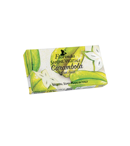 Florinda, Carambola, Vegan, Hydrating & Cleansing, Fruity, Scented Soap Bar , 100 g