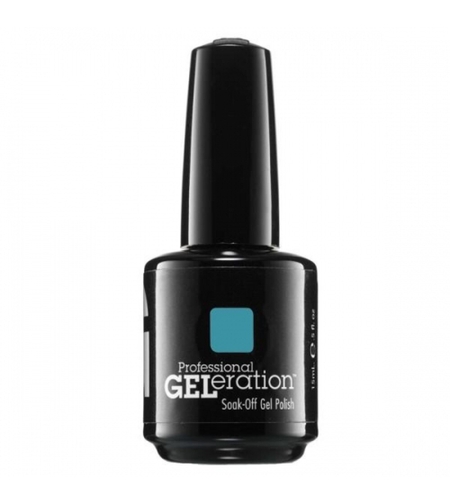 Jessica, GELeration Colours, Semi-Permanent Nail Polish, GEL-1100, Faux Fur Blue, 15 ml