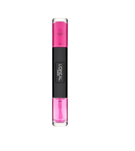 L'Oreal Paris, Infallible, Nail Polish 2-In-1, 036, Fucshia Riots, 2 x, 5 ml