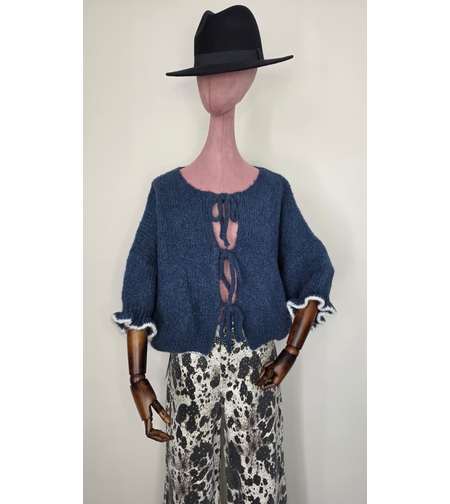 Pulover Amelie Bleumarin