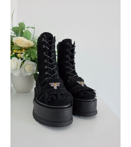 Ghete Rouge-Velur Negru