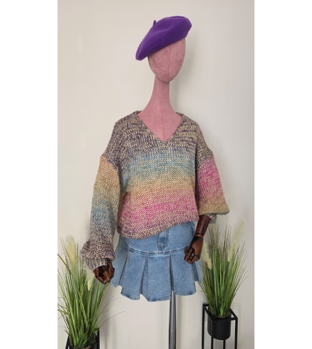 Pulover Cozy Boho-Multicolor