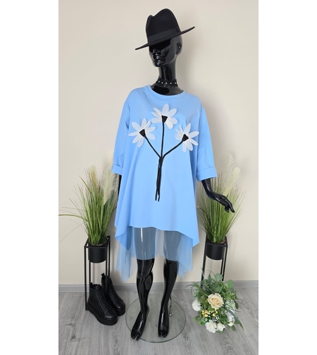 Bluză Margarete-Baby Blue