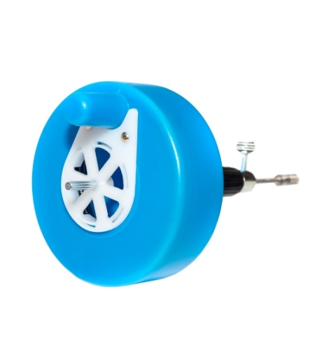 Вертушка для удаления засоров в трубах до Ø 50 мм длиной до 7,6 м, нейлоновый барабан