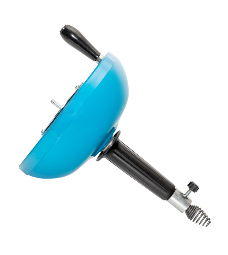 Вертушка для удаления засоров в трубах до Ø 76 мм длиной до 12 м, металлический барабан