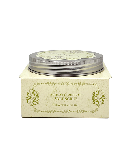 NOSTALGIA Скраб с ароматической минеральной солью Мед (оранж) 450 г