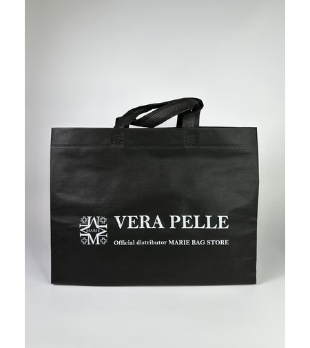 Сумка текстильная без застежки из черного спанбонда 3040 black