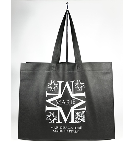 Текстильная сумка шоппер из спанбонда 3545 black 