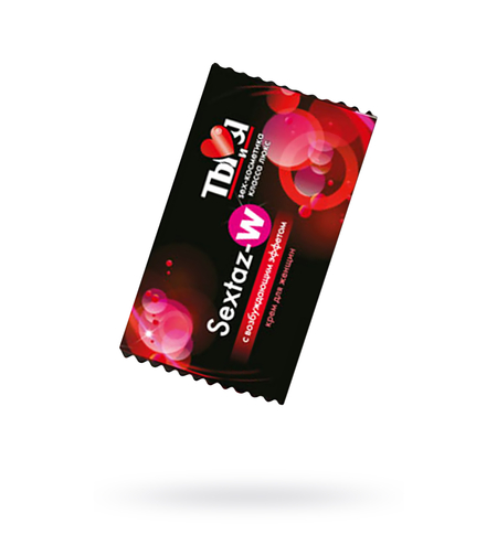 Крем возбуждающий Sextaz-W для женщин, 1,5 г, 20 шт. в упаковке