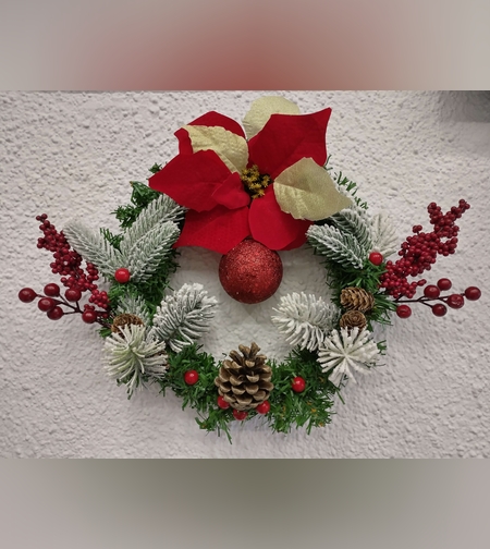 Коледен венец - голям