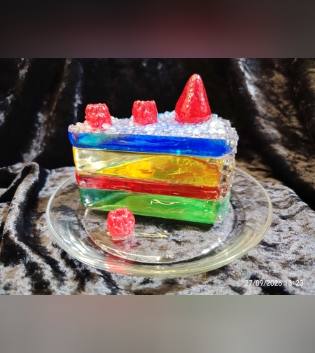 Парче плодова торта 🍰
