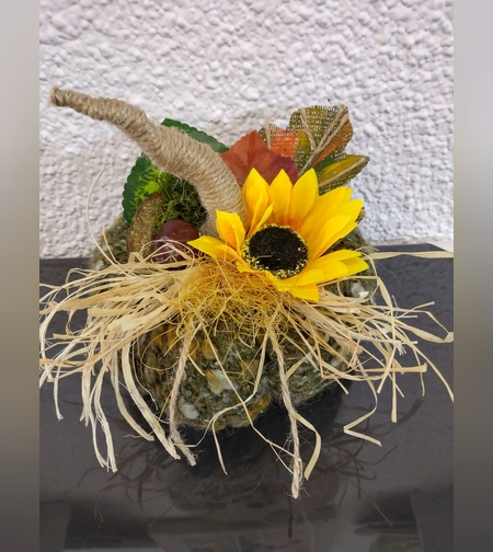 Тиква, зелена, плетена