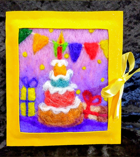 Картичка с торта 🍰 и подаръци