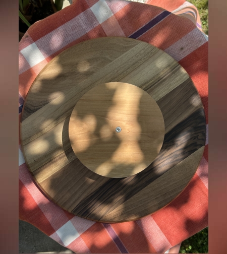 Дървено въртящо плато - малко