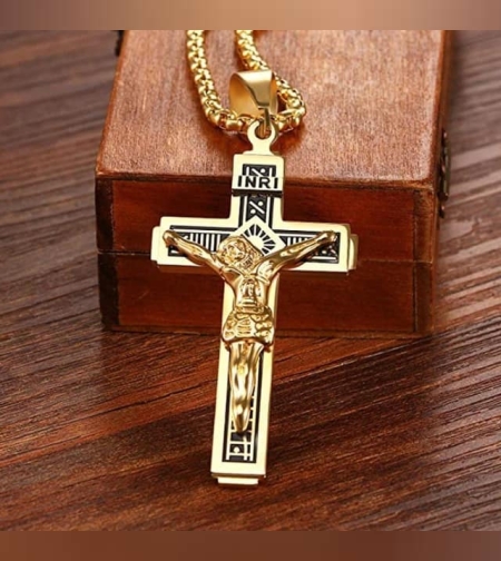 Колие с кръст  Исус Христос