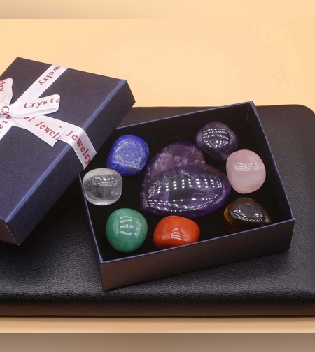 Комплект 7  минерала и Аметистово сърце