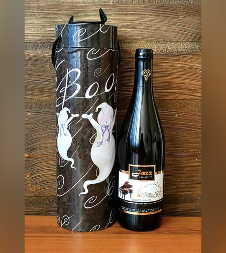 Подаръчен комплект - Кутия за Вино и Бутилка Вино Jazz  2010г